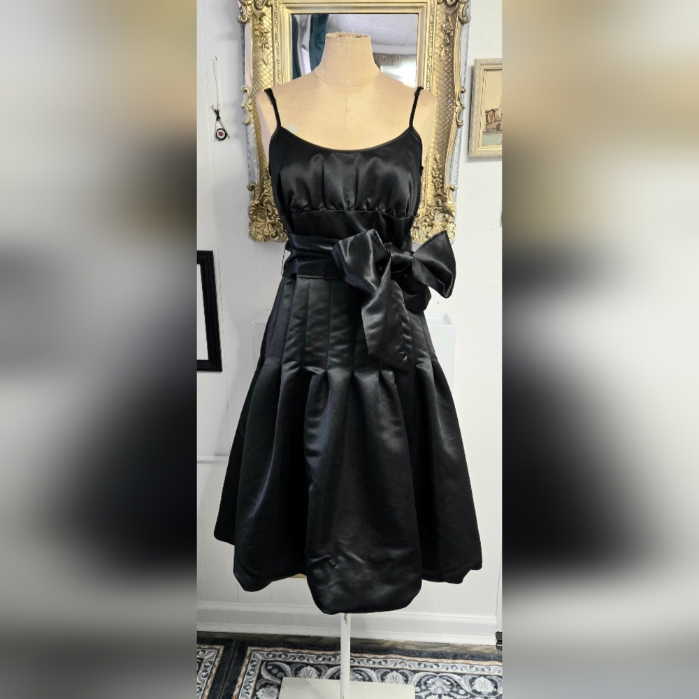 BCBG Paris Black Midi Dress
